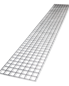 Back wire mesh tier 1 or 2 ZnAl Primus 1206 below Twin pipe